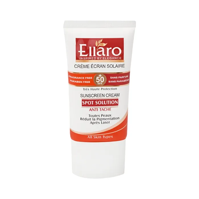 تصویر  کرم ضد آفتاب +SPF50 اسپات سولوشن ضد لک  الارو | ELLARO