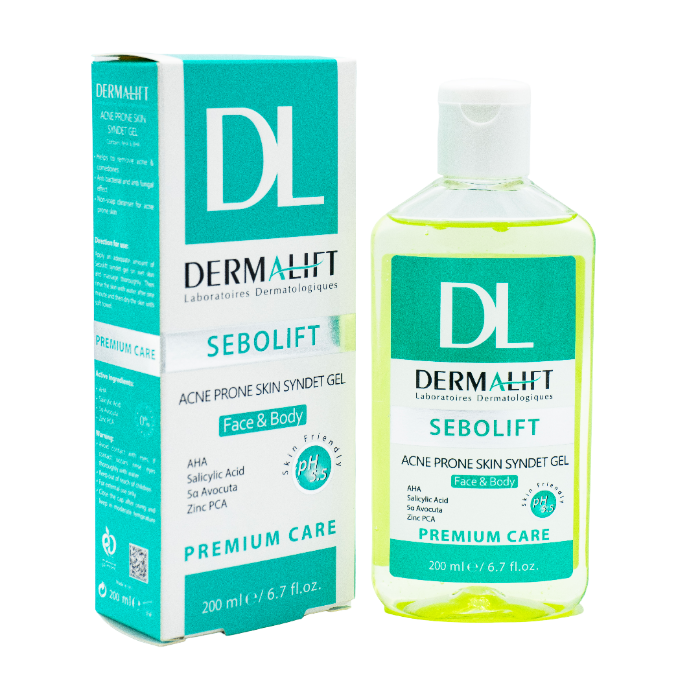 تصویر  ژل شستشـوی غیرصابونی درمالیفت | Dermalift پوست‌های چرب و جوشدار سبولیفت ✨