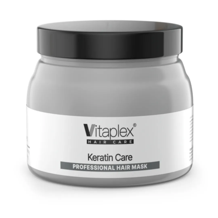 تصویر  ماسک مو مخصوص موهای کراتین شده برند ویتاپلکس| VITAPLEX حجم 500ml