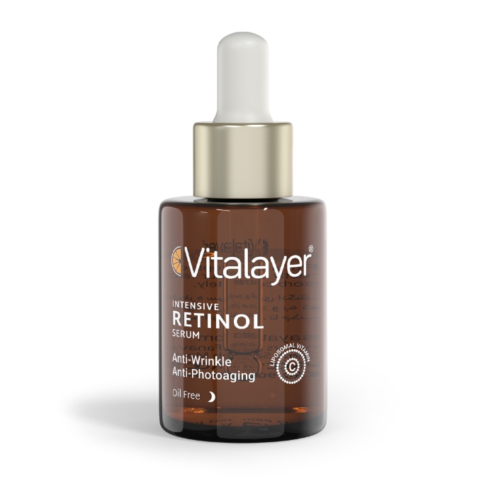 تصویر  سرم صورت قطره چكانى ویتامین سی رتينول ویتالیر | VITALAYER حجم  30ML