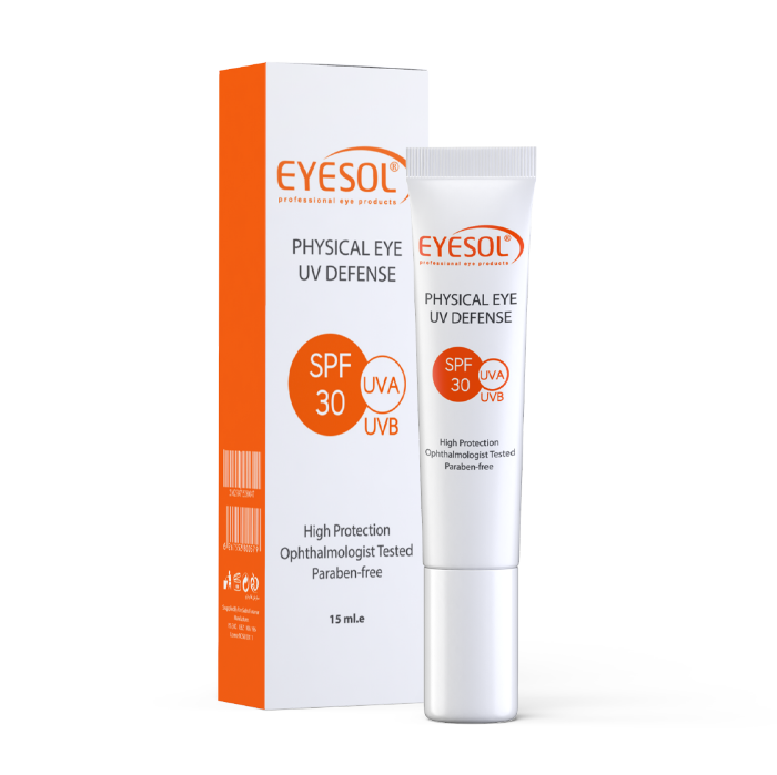 تصویر  ضدآفتاب دور چشم آیسول | EYESOL ( بى رنگ) 15ml