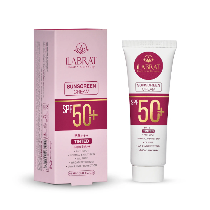 تصویر  کرم ضدآفتاب ضدلک +SPF50 برند ایلابرت| ILABRAT رنگی