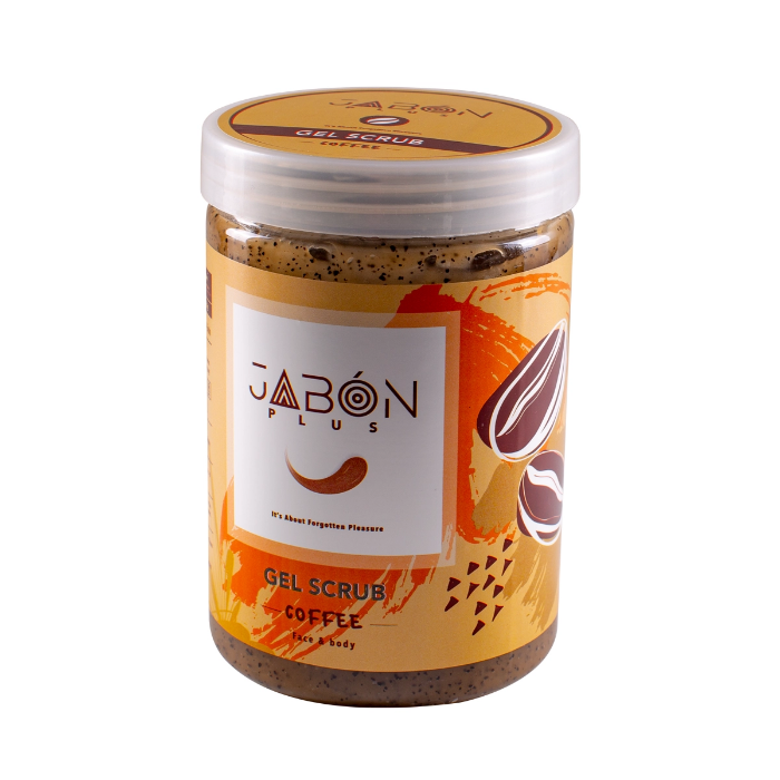 تصویر  ژل اسکراب لایه بردار پوست  برند ژبن پلاس | JABON PLUS مدل Coffee وزن 750 گرم