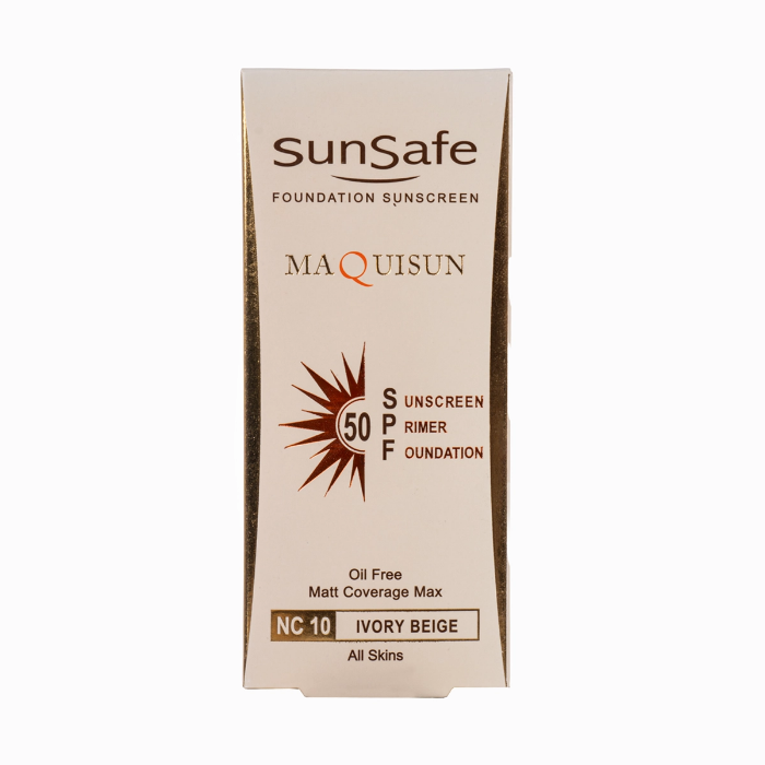 تصویر  ضد آفتاب کرم پودری و پرایمری مکیسان SPF 50 برند سان سیف | SUN SAFE