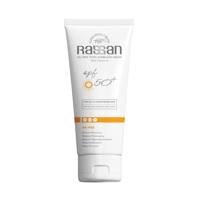 تصویر  کرم ضدآفتاب فاقدچربی 50 spf برند راسن | RASSAN