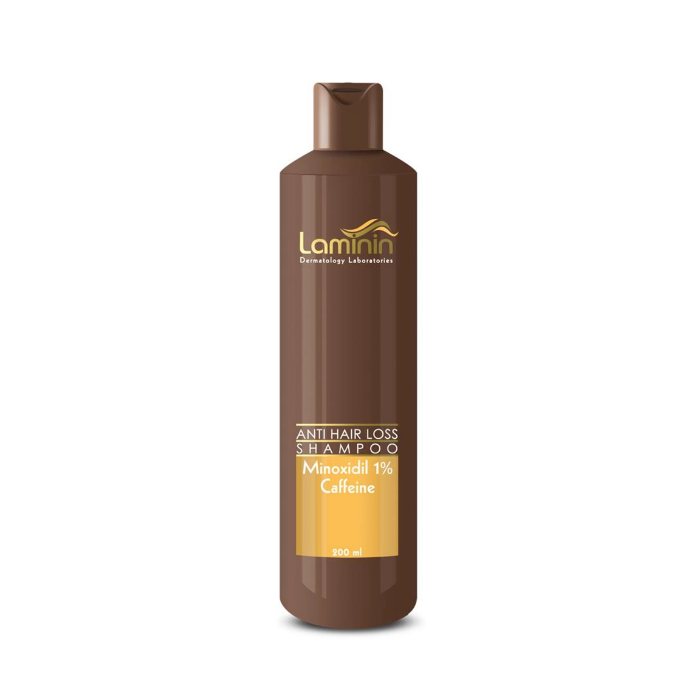 تصویر  شامپو تقویت‌کننده حاوی ماینوکسیدیل 1% و کافئین لامینین | Laminin حجم 200 میل
