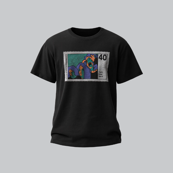 تصویر  تیشرت یقه گرد برند آلیوا | ALIVA طرح 2