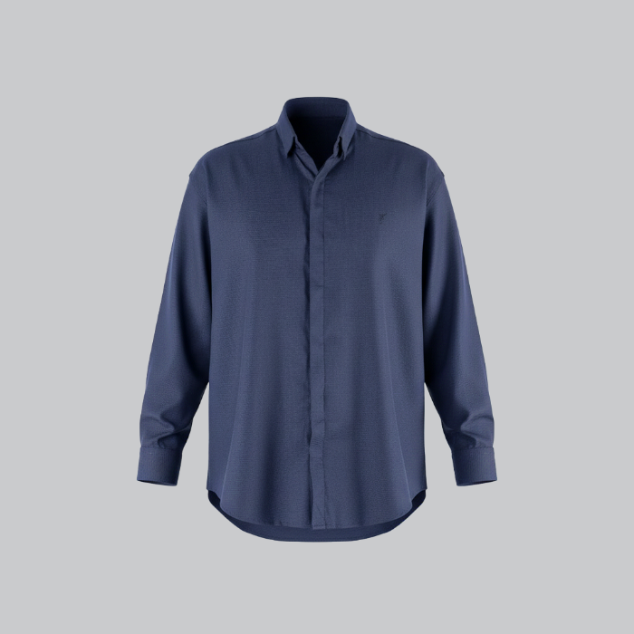 تصویر  پیراهن آستین بلند مردانه مدل شبرو برند HMG