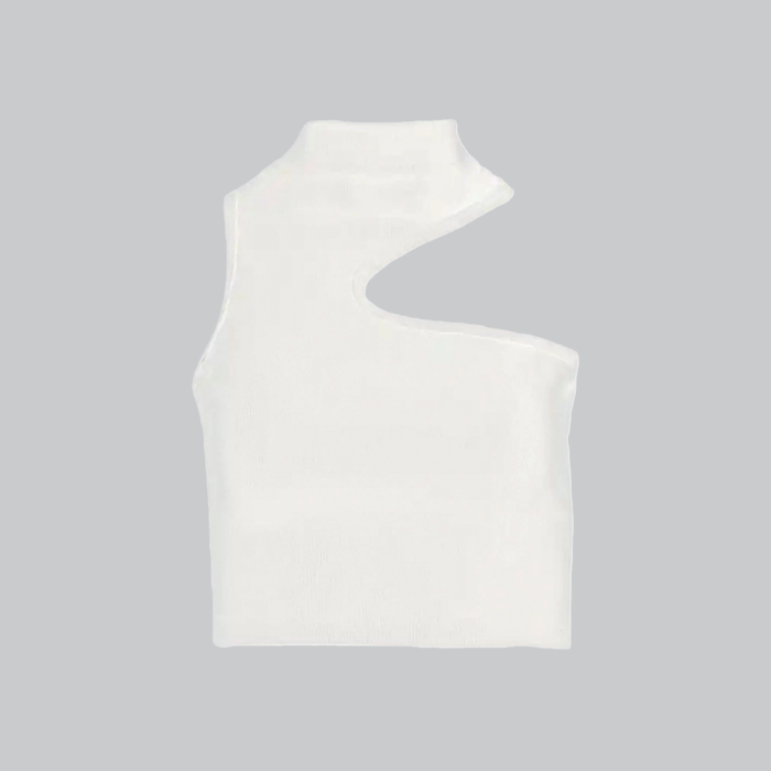 تصویر  نیم تنه نامتقارن زنانه برند پپا مدل peppa | Baddie 