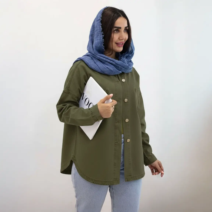 تصویر  کت کتان زنانه اسکای جین | Sky Jean