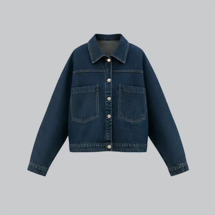 تصویر  کت جین زنانه نیم‌تنه اسکای جین | Sky Jean