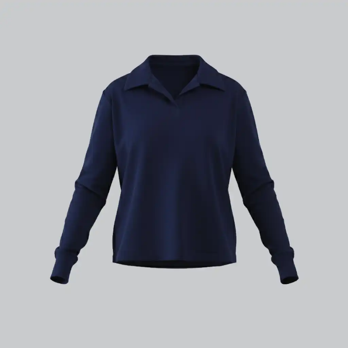 تصویر  بلوز زنانه یقه مردانه بهبود (جنس فانریپ) | Behboud