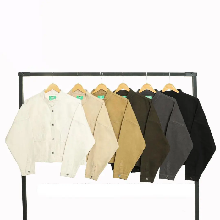 تصویر  کت کتان نیم تنه براش خورده زنانه