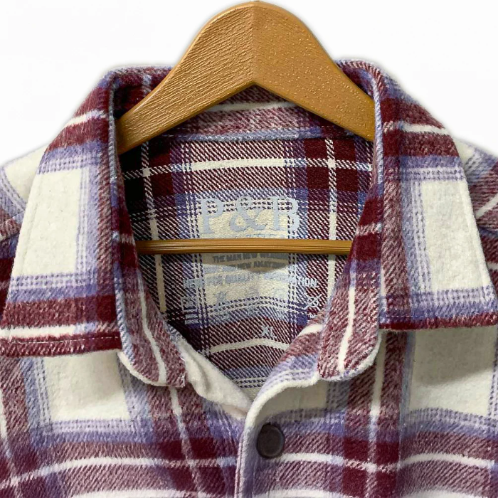 تصویر  پیراهن پشمی مردانه چهارخانه