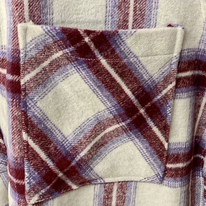 تصویر  پیراهن پشمی مردانه چهارخانه