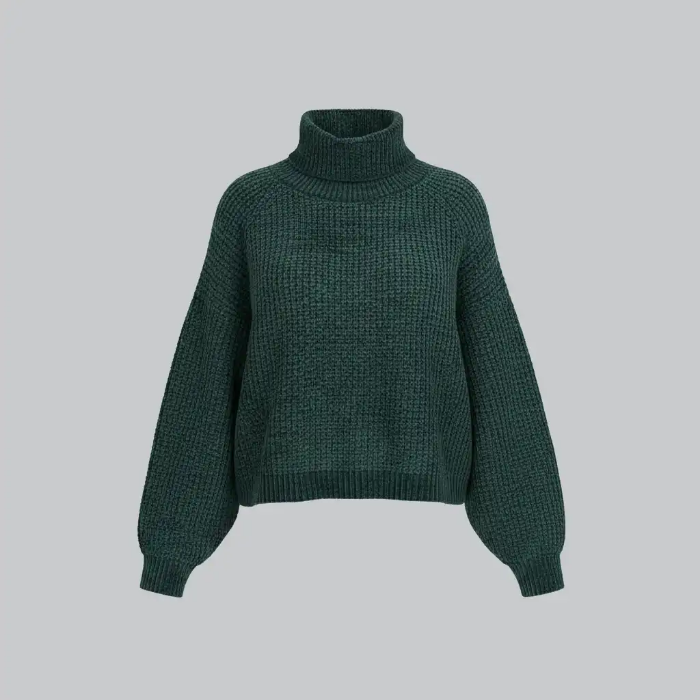 تصویر  بافت یقه اسکی ماریا زنانه