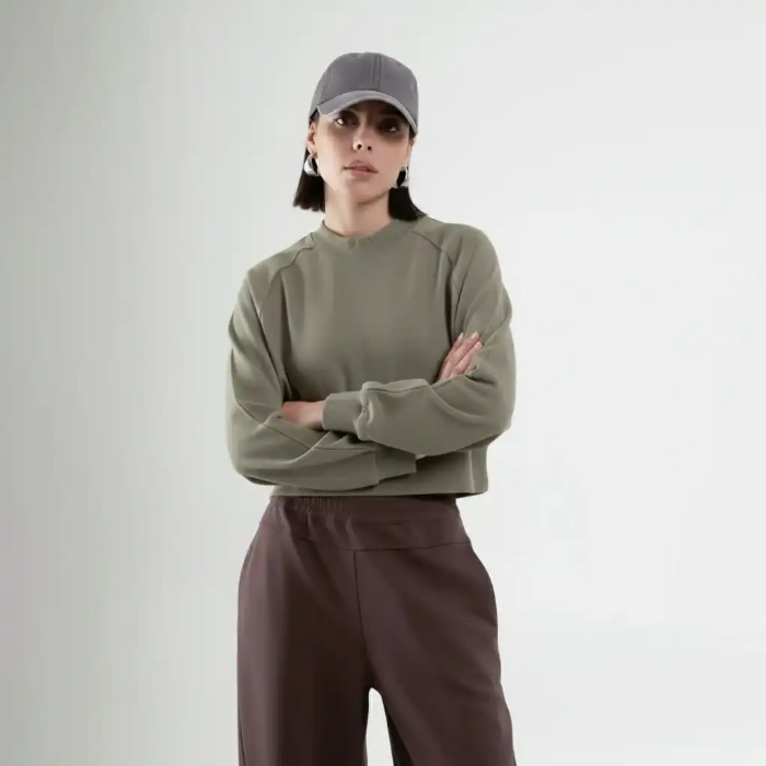 تصویر  بلوز کراپ زنانه بهبود | Behboud