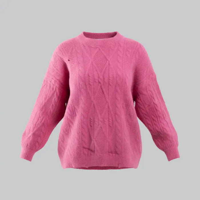 تصویر  بلوز بافت طرح‌دار زنانه بهبود | Behboud