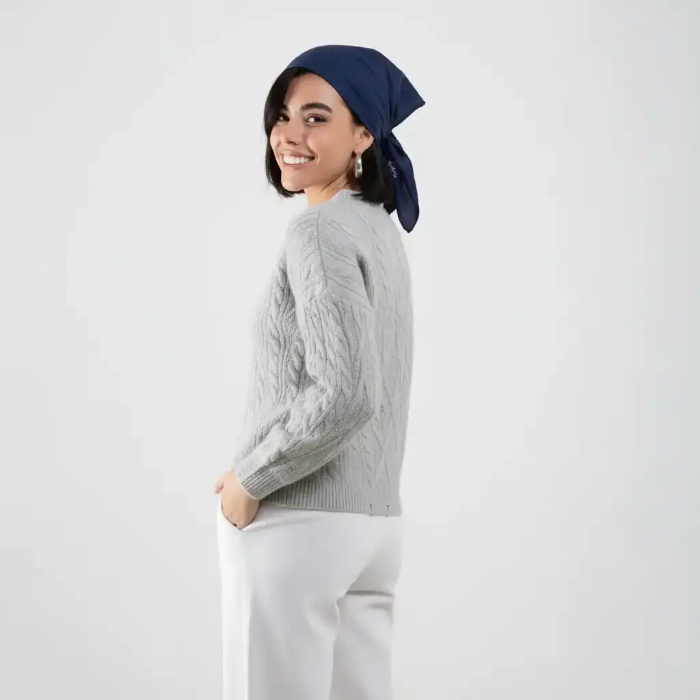 تصویر  بلوز بافت طرح‌دار زنانه بهبود | Behboud