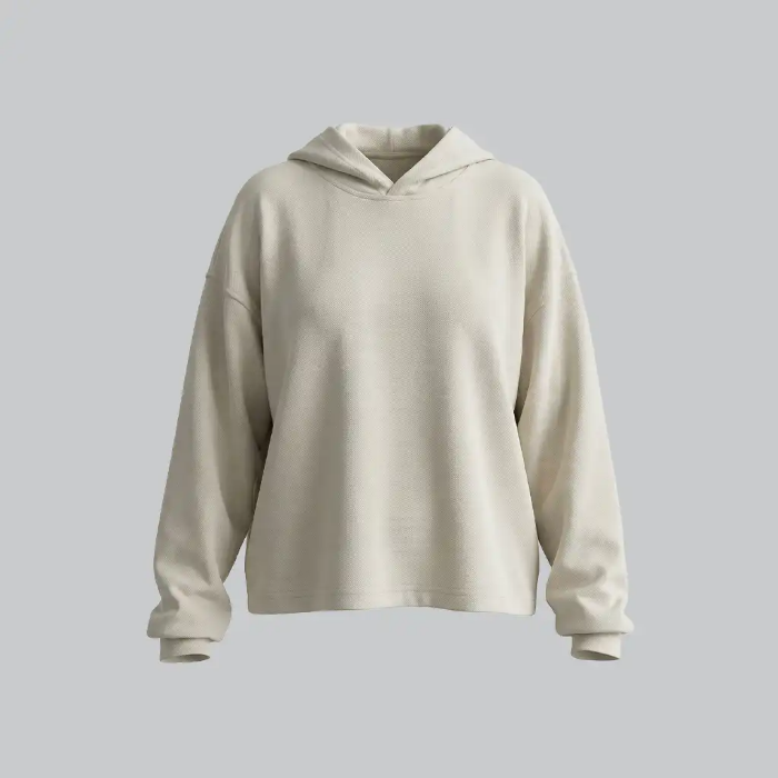 تصویر  هودی کراپ زنانه وصله | vasleh