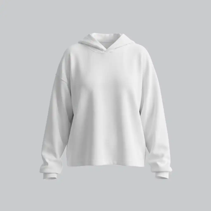 تصویر  هودی کراپ زنانه وصله | vasleh