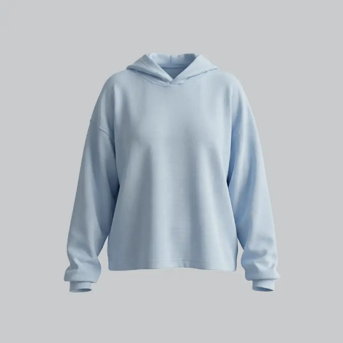 تصویر  هودی کراپ زنانه وصله | vasleh