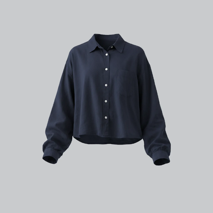 تصویر  شومیز کراپ زنانه برند بهبود | Behboud