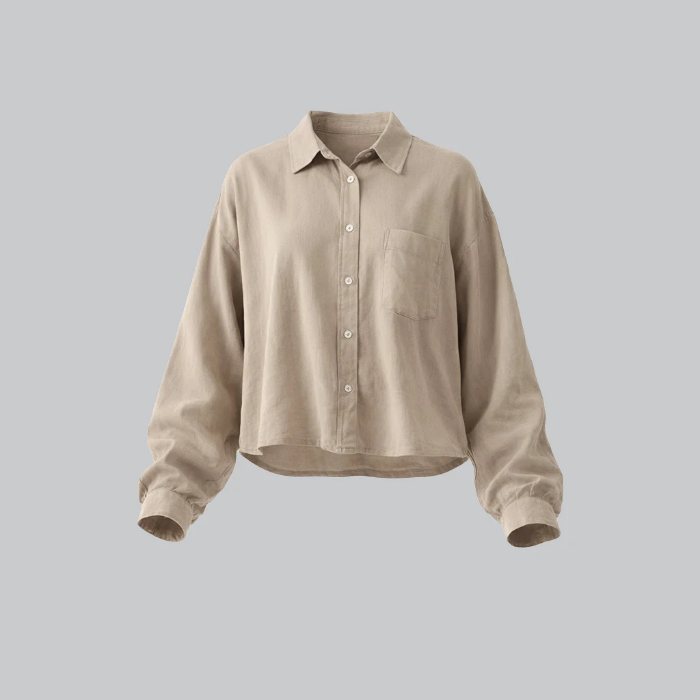 تصویر  شومیز کراپ زنانه برند بهبود | Behboud