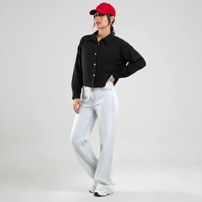 تصویر  شومیز کراپ زنانه برند بهبود | Behboud