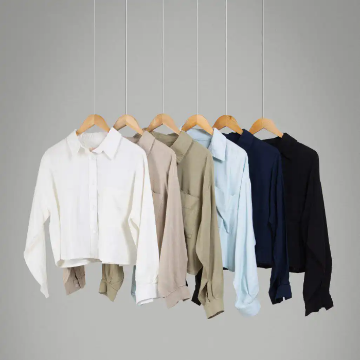 تصویر  شومیز کراپ زنانه برند بهبود | Behboud