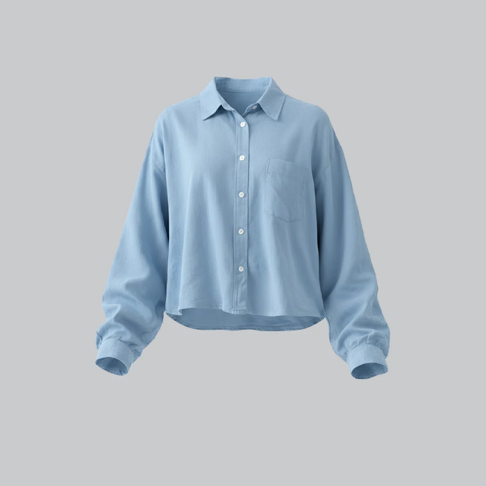 تصویر  شومیز کراپ زنانه برند بهبود | Behboud