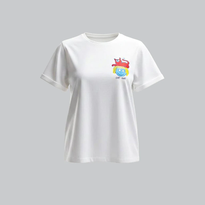 تصویر  تیشرت طرح Cat Hat برند بهبود | Behboud