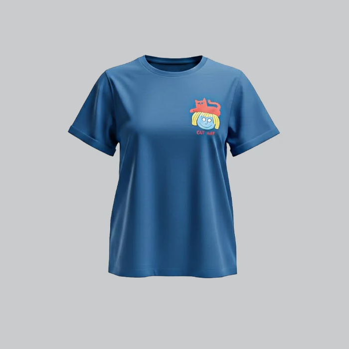 تصویر  تیشرت طرح Cat Hat برند بهبود | Behboud