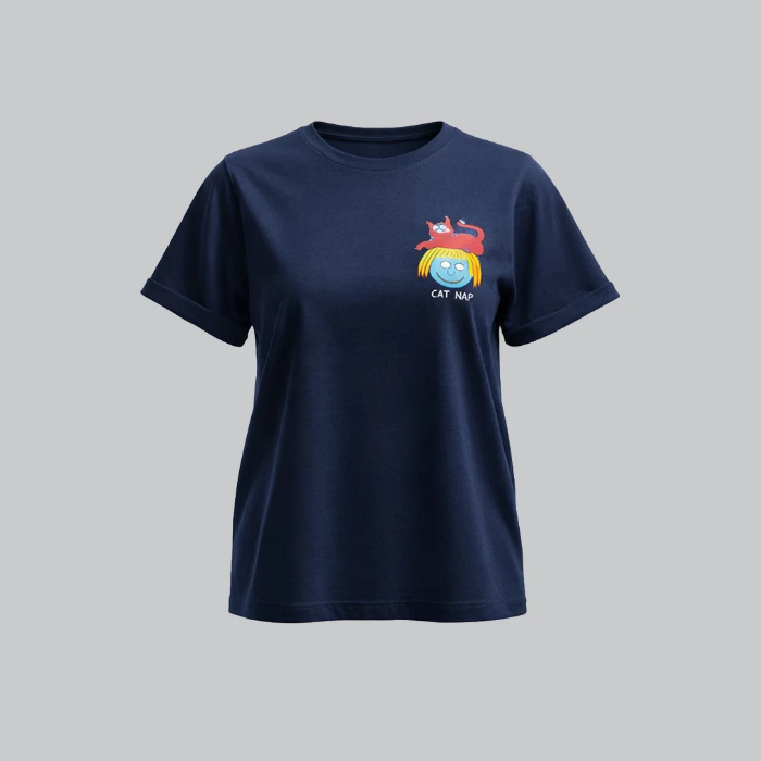 تصویر  تیشرت طرح Cat Hat برند بهبود | Behboud