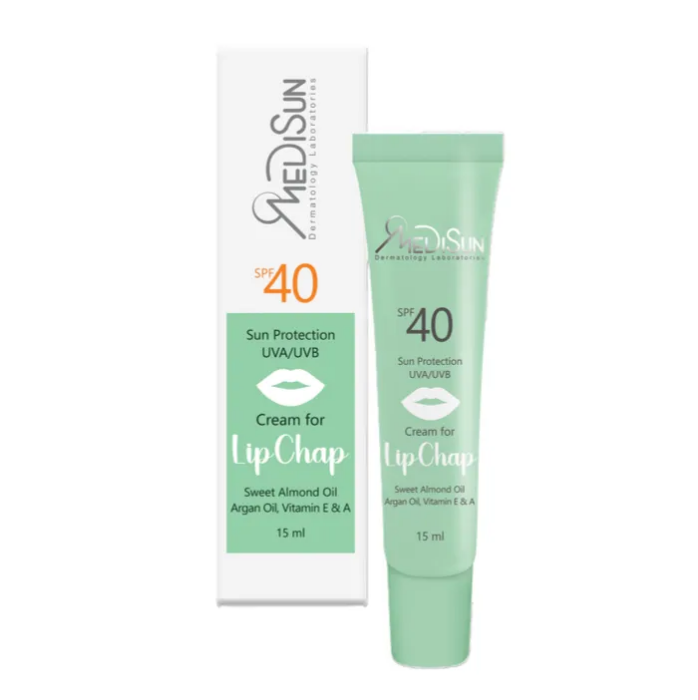 بالم لب ضد آفتاب SPF40 حاوی روغن بادام شیرین و آرگان مدیسان Medisun.